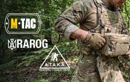 Підбірка тактичного спорядження A.T.A.K.A., Rarog та M-Tac, перевіреного складними умовами