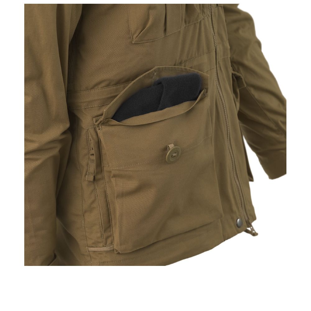 Тактична демісезонна куртка Helikon-Tex® SAS Smock Jacket, Earth Brown. Розмір M 11
