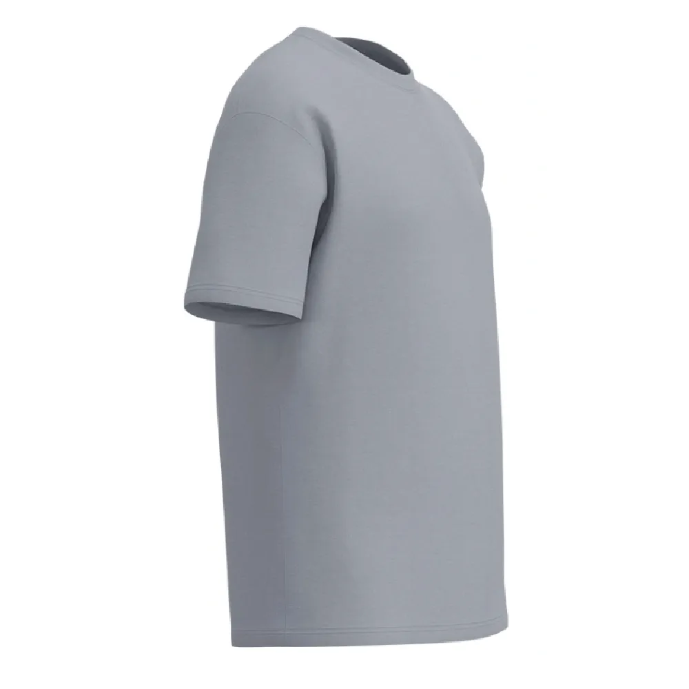 Футболка Men's Set Oversize Fit U-neck. Cotton. Сірий 5