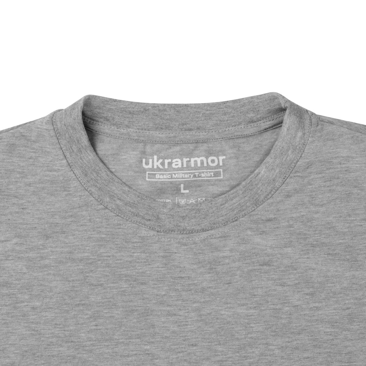 Футболка Basic Military T-shirt 2.0. Cotton and Elastane. Серый 3