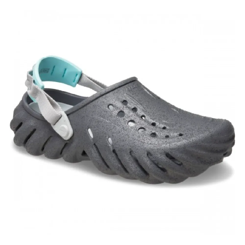 Крокси сабо Crocs Echo Sandstorm Clog (Slate Grey/Multi). Сірий