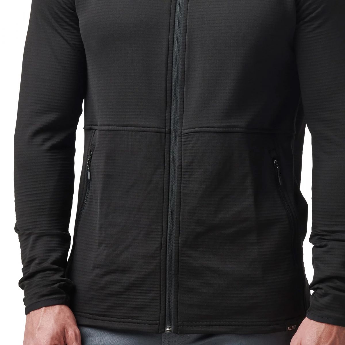 Куртка флісова 5.11 Stratos Full Zip. Чорний. Розмір L. 9