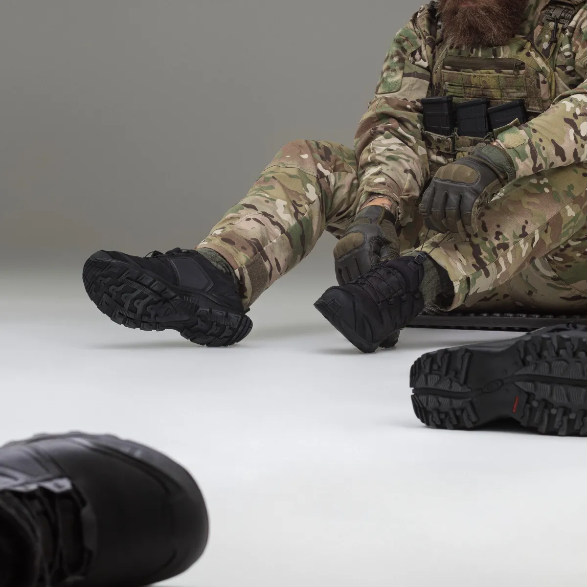 Кросівки тактичні Salomon XA Forces Gore-Tex. Чорний 10