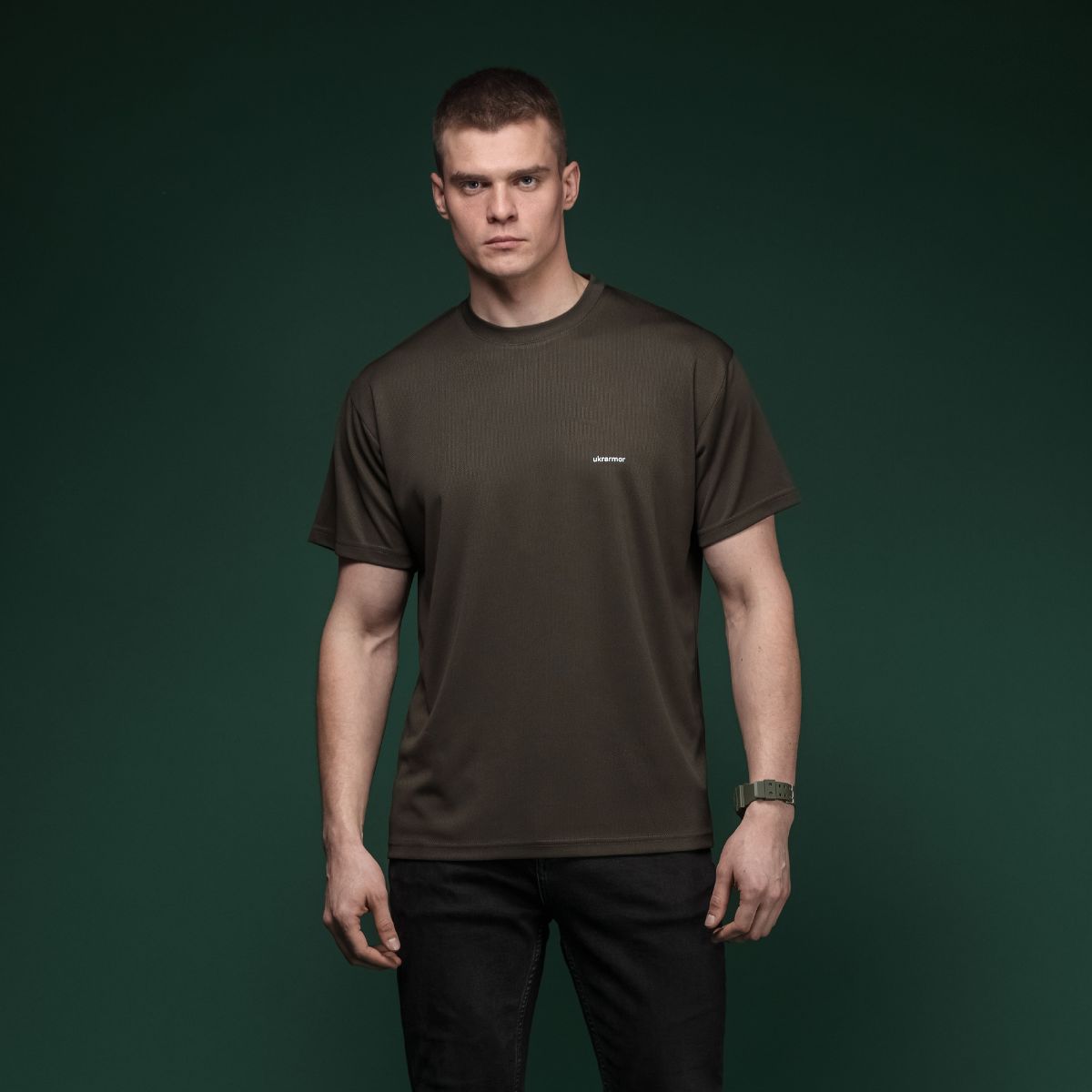 Комплект футболок (3 шт.) AIR Coolmax. Легкі та добре відводять вологу. Ranger green. Розмір M 2