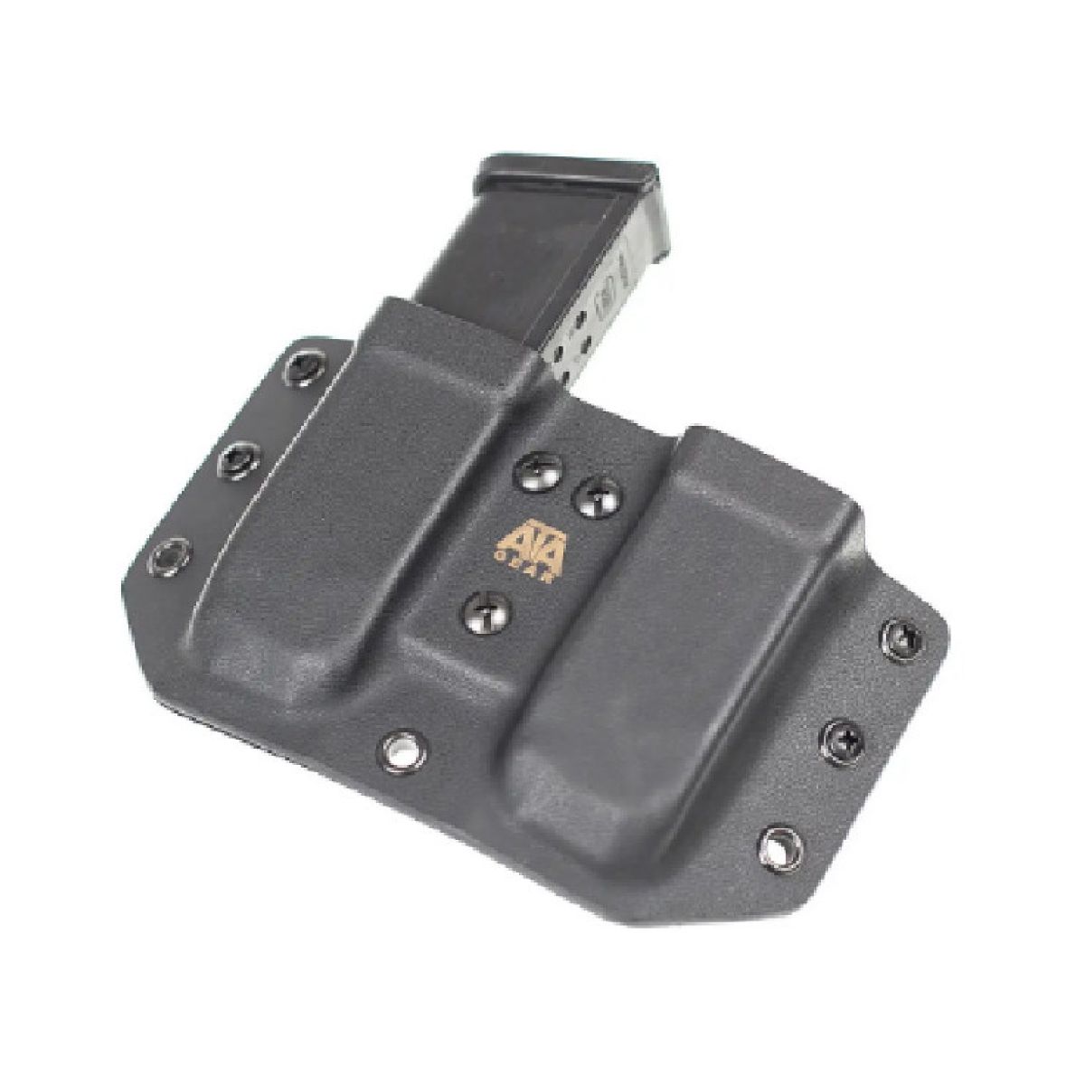 Подвійний паучер Ata-Gear Double pouch Ver. 1 для зброї Glock-17/22/47. Чорний 4