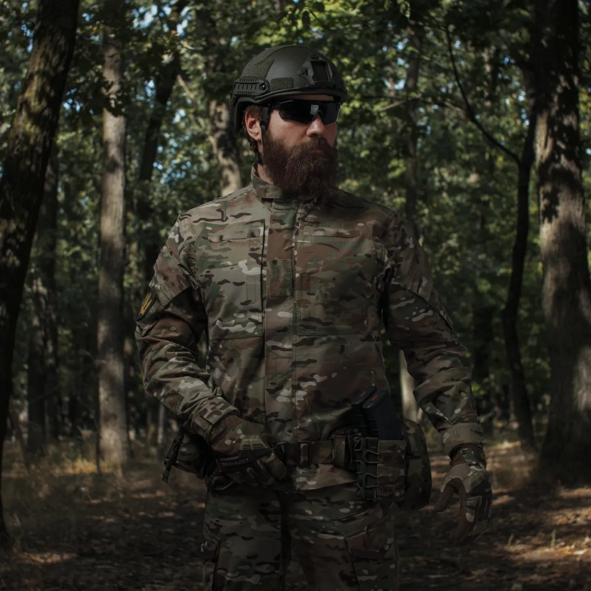 Комплект Modular Battle Belt L/XL без балістичного захисту. Пояс з обвісами. Мультикам 4
