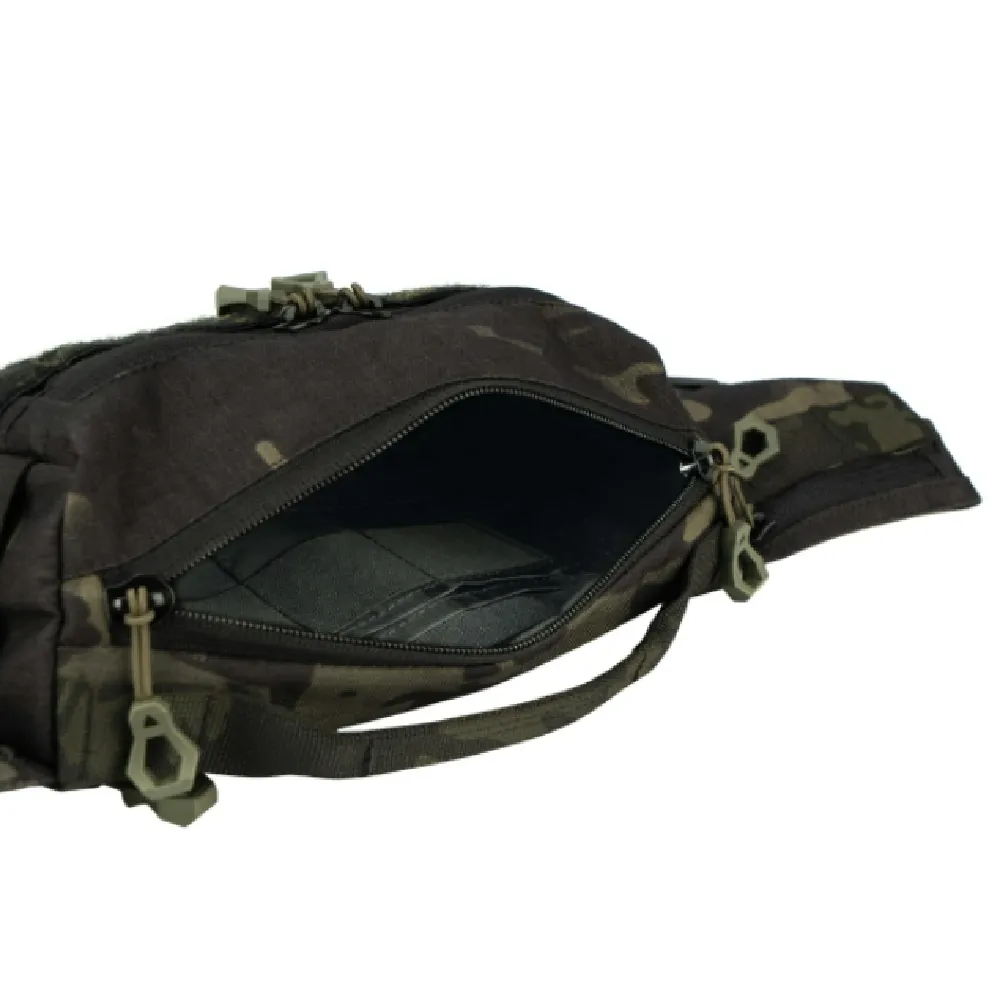 Сумка поясна UTactic Force Waist Bag. Чорний мультикам 3