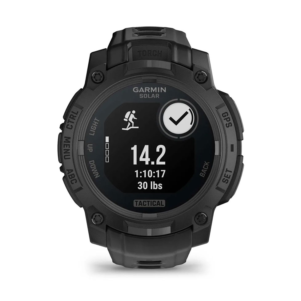 Смарт-годинник Garmin Instinct 3 Solar Tactical, 45 mm. Чорний 7