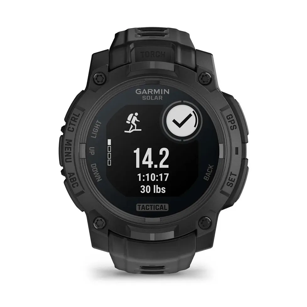 Смарт-часы Garmin Instinct 3 Solar Tactical, 45 мм. Черный 7