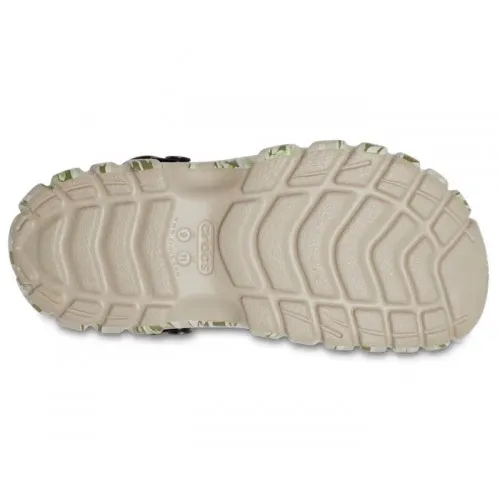 Кроксы сабо Crocs Offroad Sport Camo Clog (Cobblestone). Светлый камуфляж 4