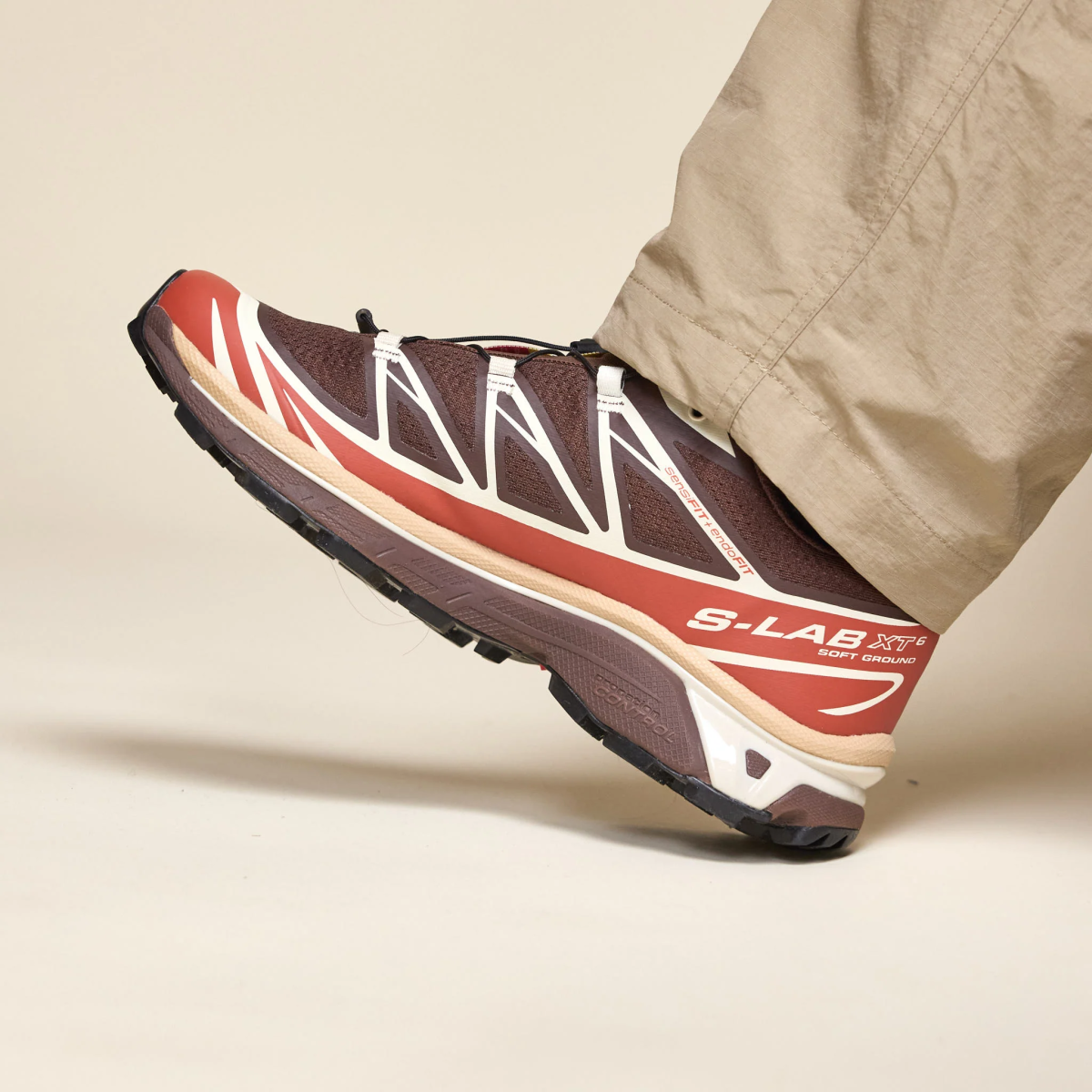 Кроссовки Salomon XT-6 Advanced | Roasted Clay/Burnt Ochre/Almond Milk 5