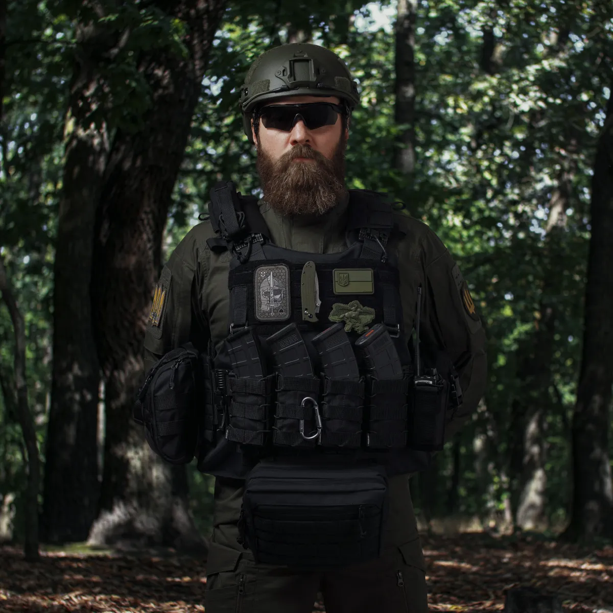 Комплект спорядження Vest Full (based on IBV) L/XL 2-го класу захисту. Чорний 2
