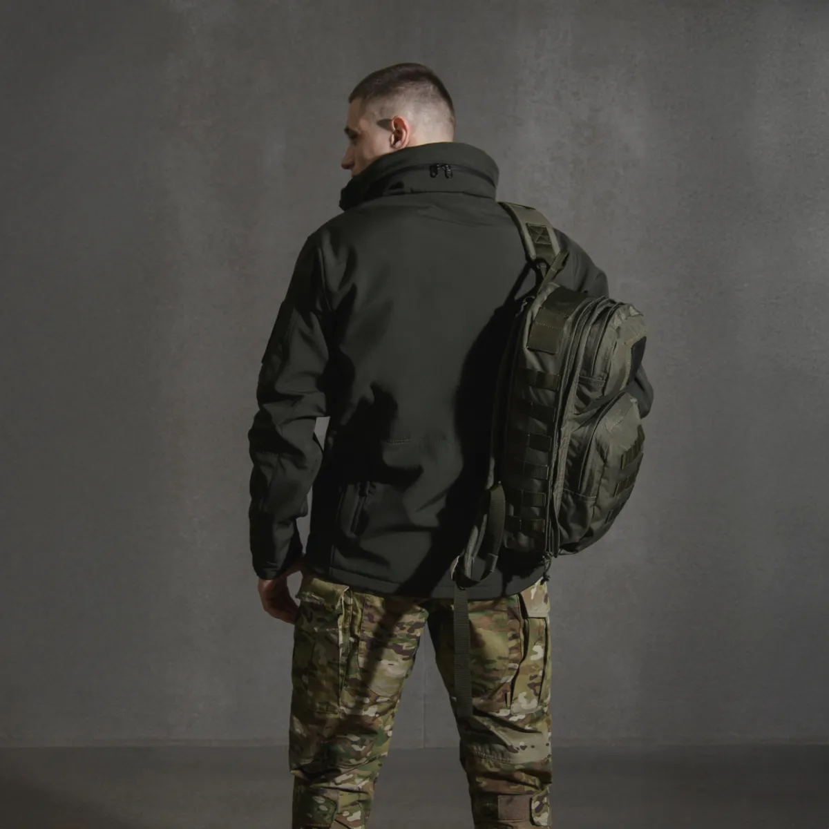 Куртка тактична Softshell Hawk Jacket. Захист від вітру та вологи. Олива 2