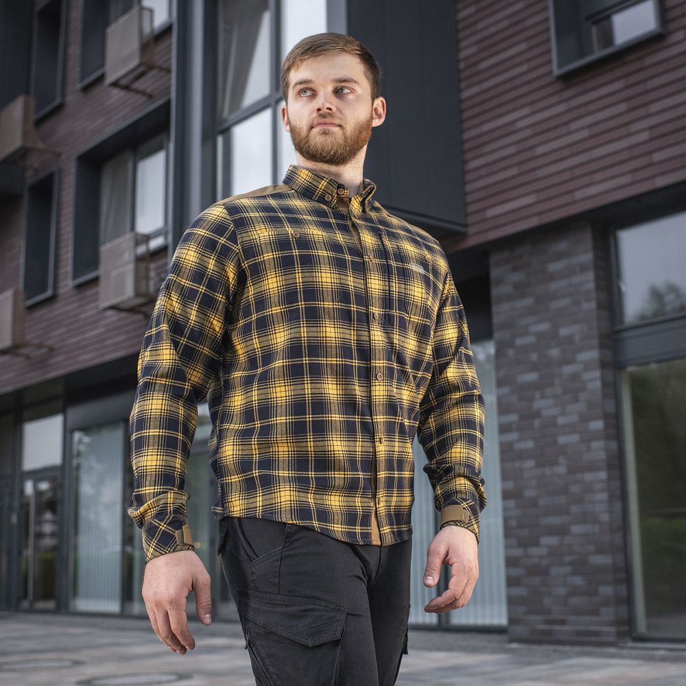 Сорочка M-Tac Redneck Shirt. Синій/Жовтий 2