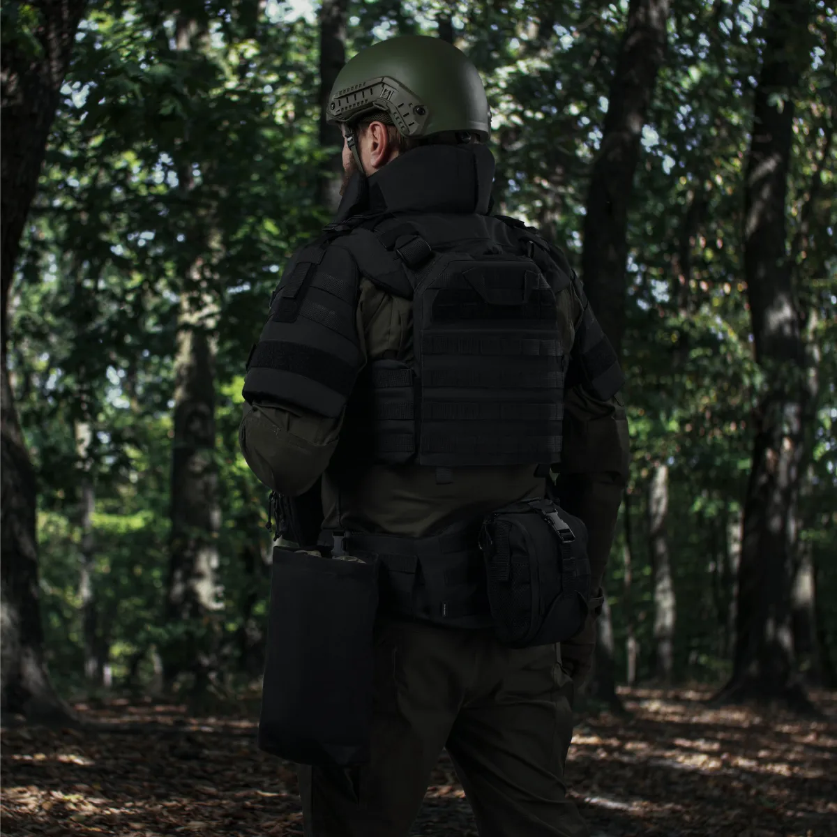 Сумка скидання магазинів. Кріплення Molle. Cordura 1000. Колір Чорний 5