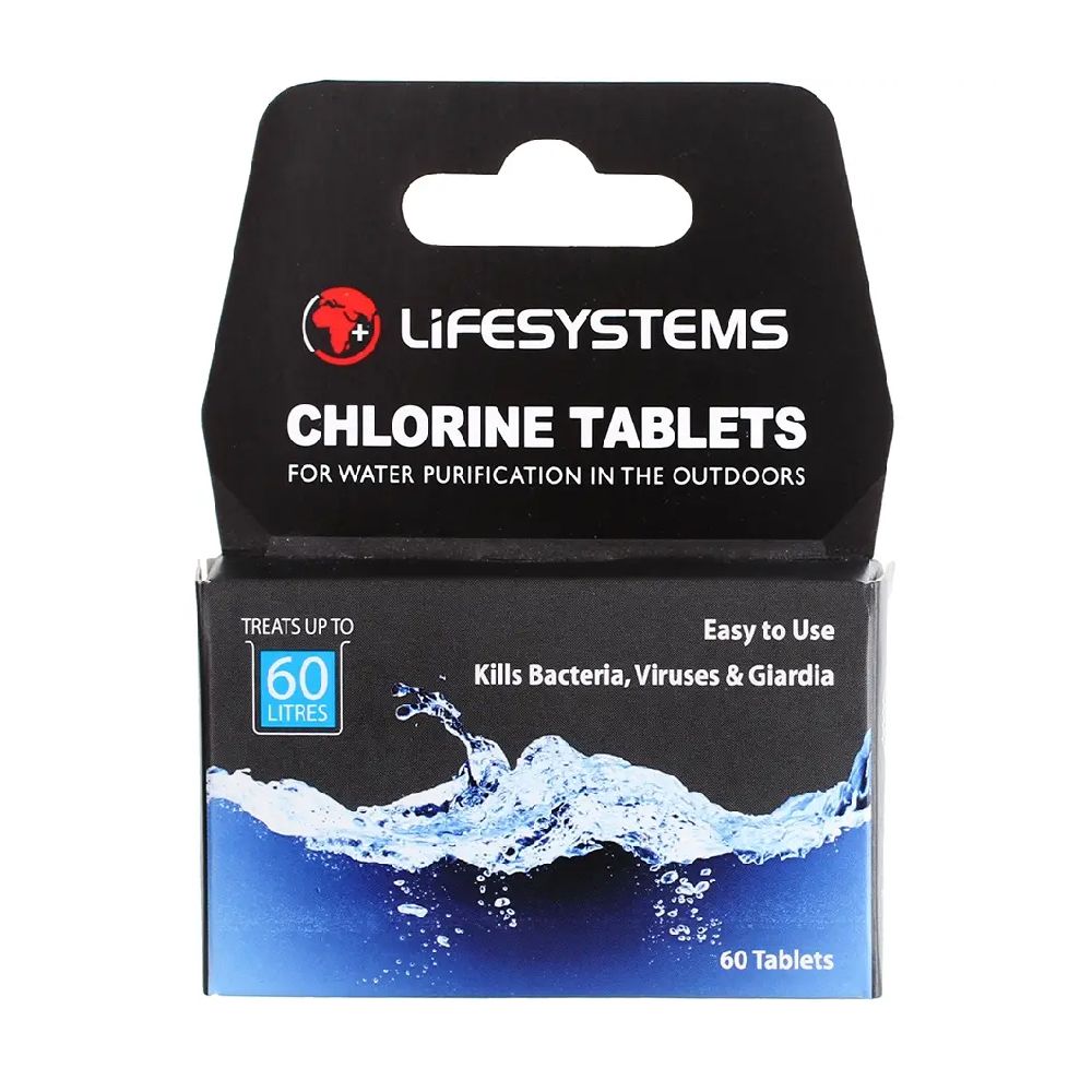 Таблетки для дезинфекции воды Lifesystems Chlorine, 60 таблеток