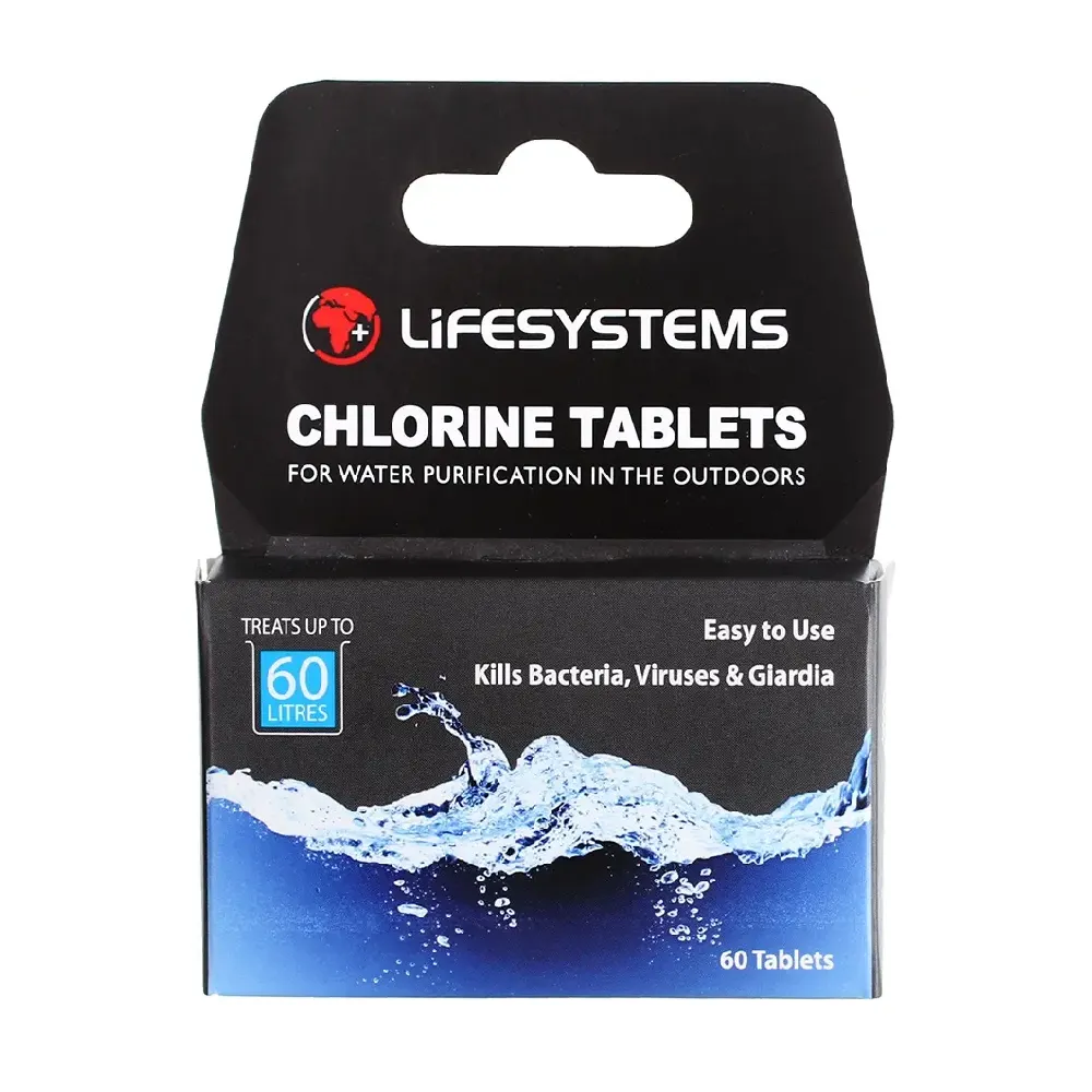 Таблетки для дезинфекции воды Lifesystems Chlorine, 60 таблеток