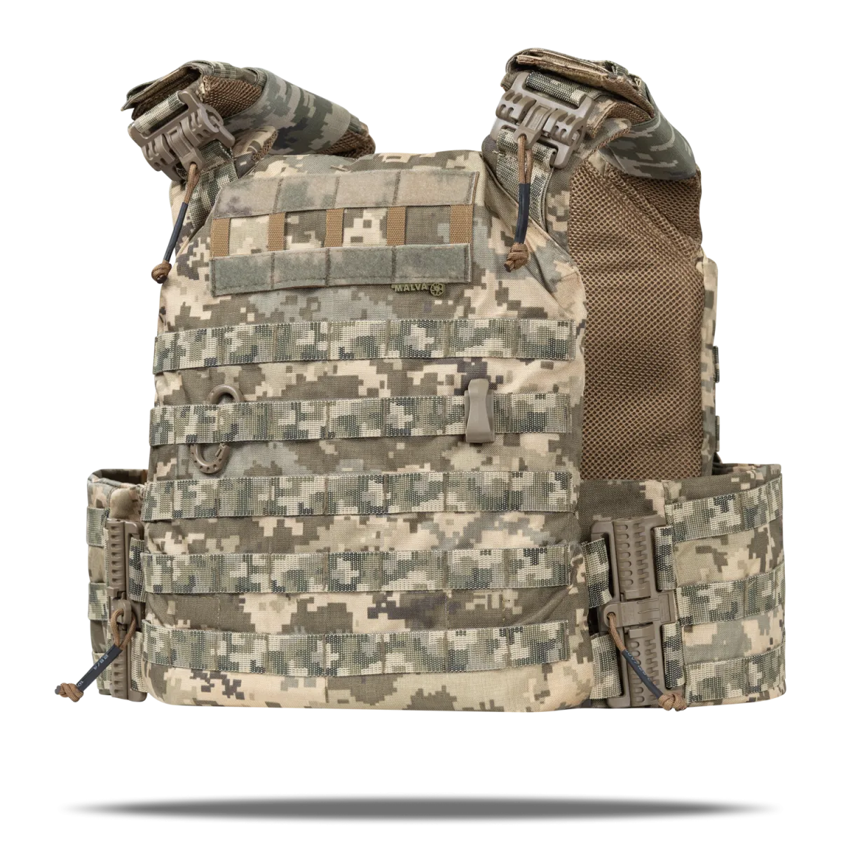 Плитоноска Malva L/XL під бронеплити 27.2х36 см. Піксель (мм-14)