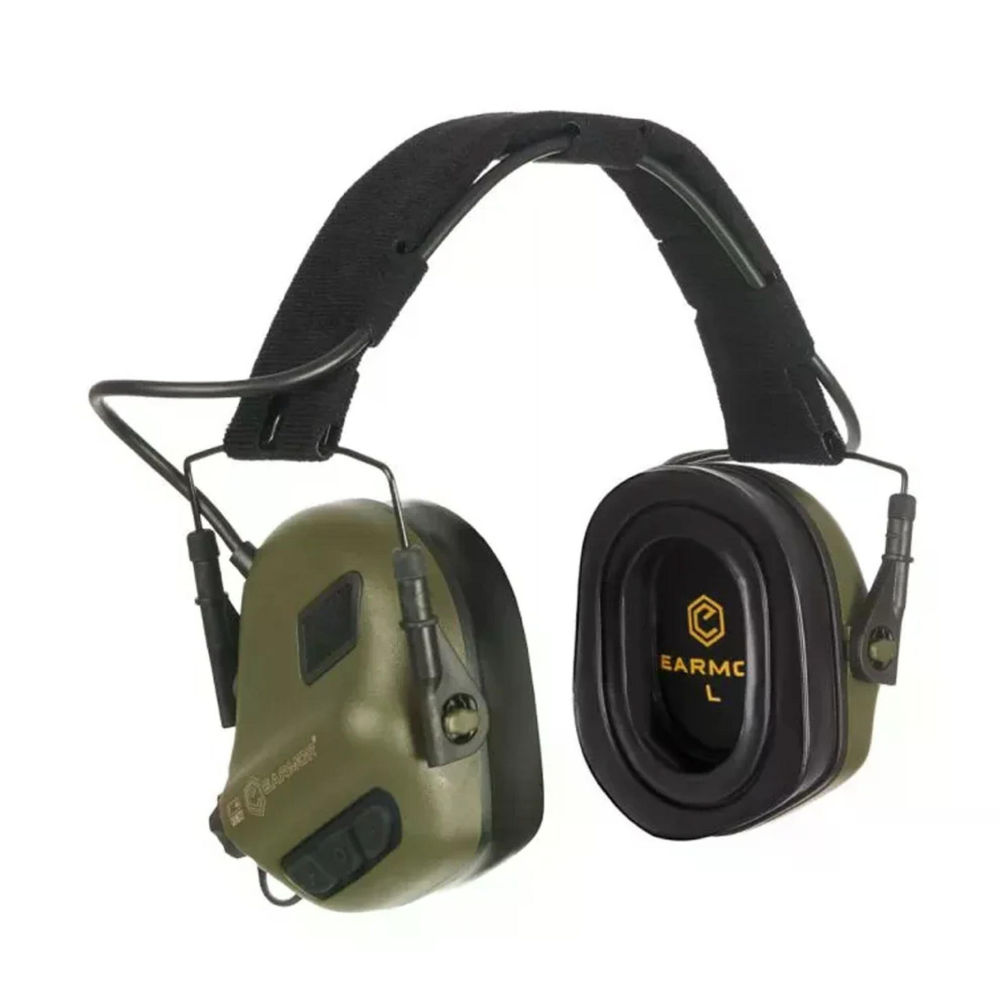 Активные наушники Earmor M31 Plus, оголовье. Олива 2