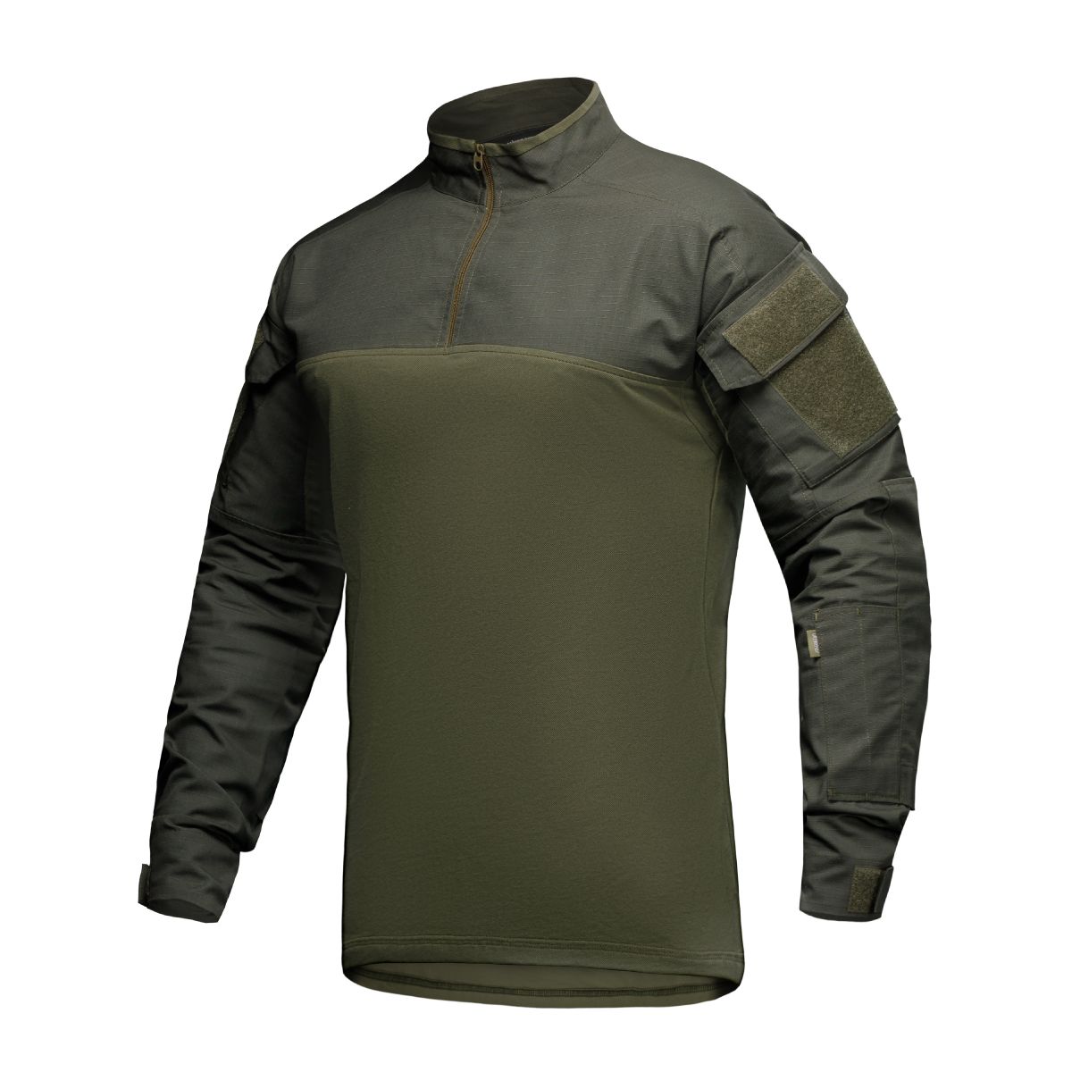 Тактична сорочка Core Combat Shirt, довгий рукав, комбіновані матеріали. Олива