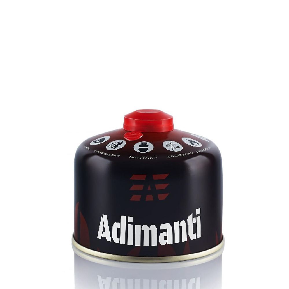 Газовый баллон Adimanti, 230 г, на 460 мл. Красный