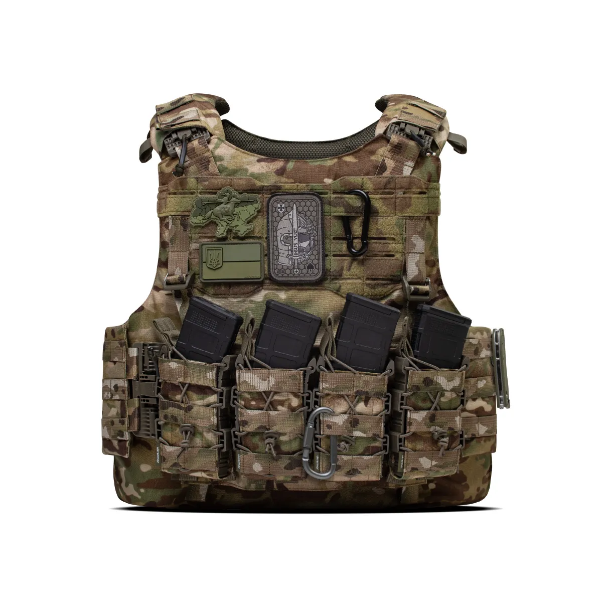 Бойовий бронежилет IBV-2 (Stanag 2920). Вага 3.7 кг. Збільшена площа захисту. Мультикам. S/M 5