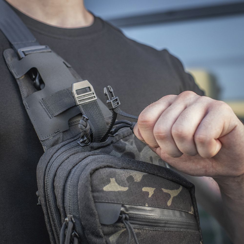 Сумка M-Tac Sling Pistol Bag Elite Hex. Чорний мультикам 3