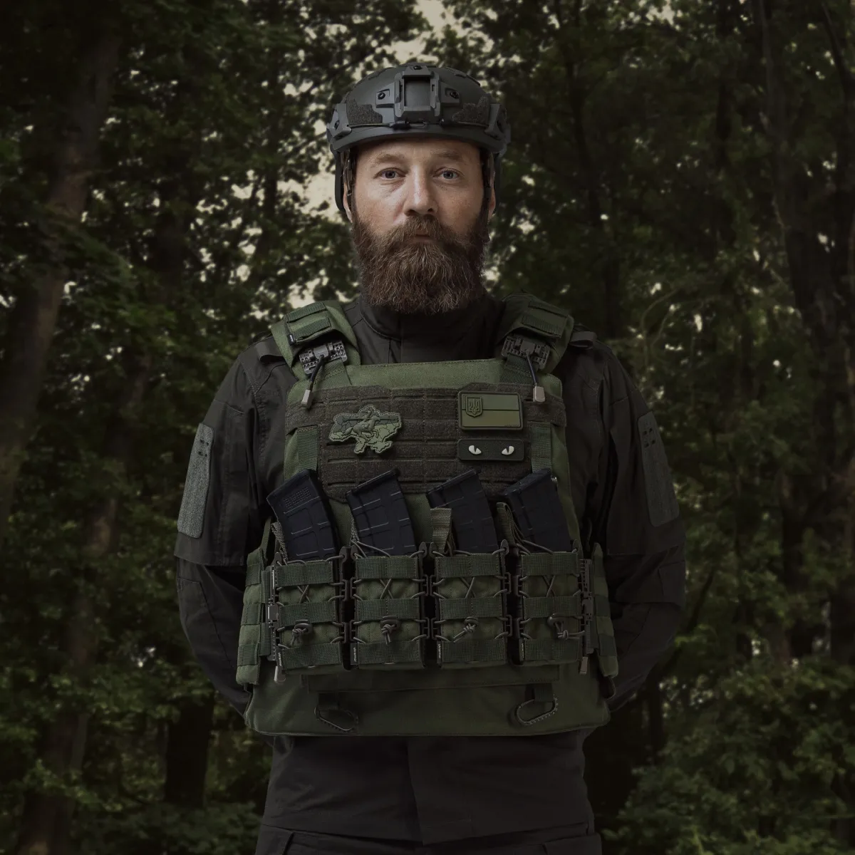 Боевой бронежилет IBV-2 (Stanag 2920). Вес 3.7 кг. Увеличенная площадь защиты. Олива. S/M 3