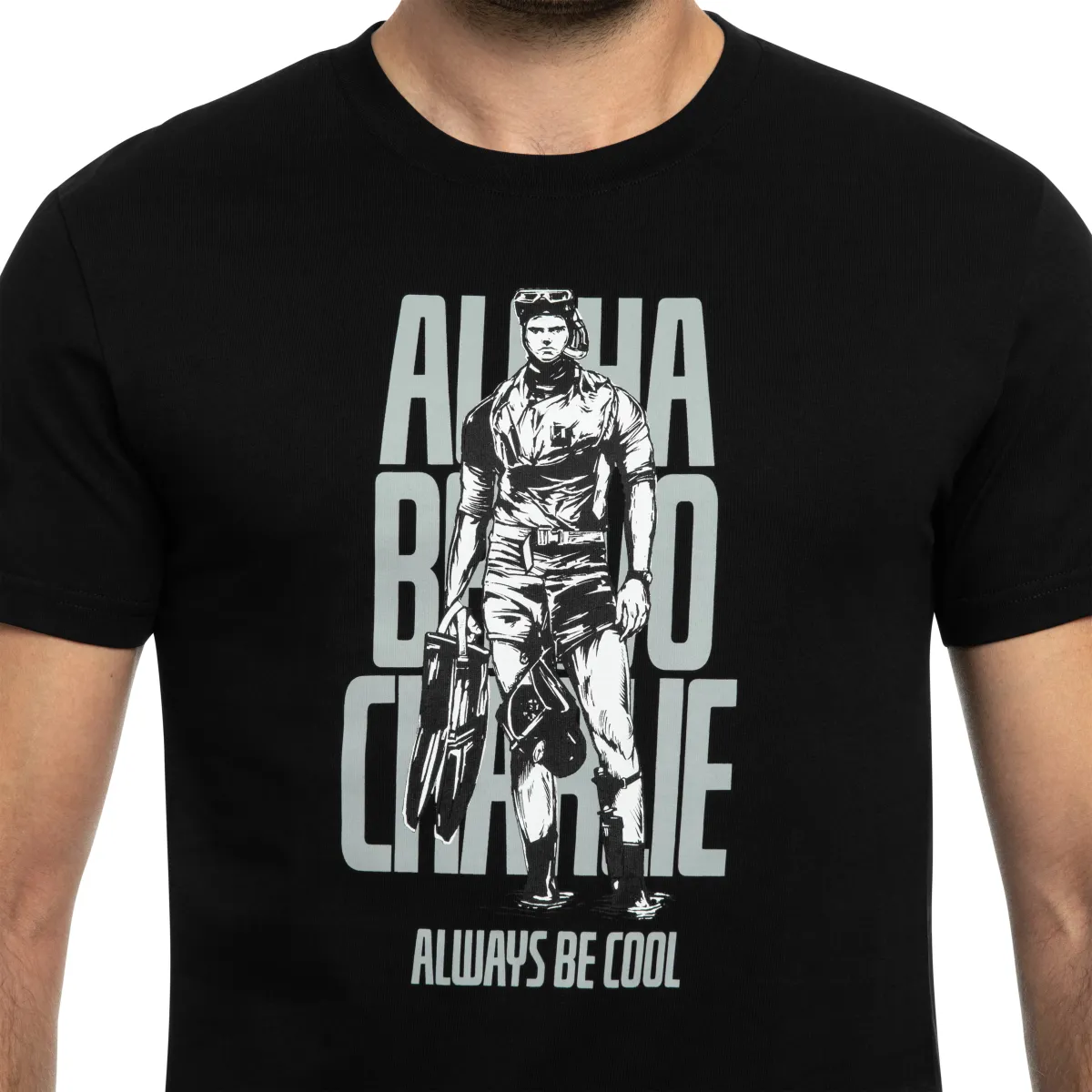 Футболка Helikon-Tex ABC Alfa Bravo Charlie. Черный 3