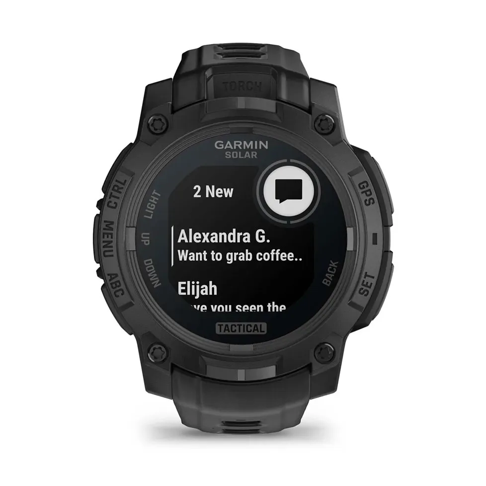 Смарт-часы Garmin Instinct 3 Solar Tactical, 45 мм. Черный 11