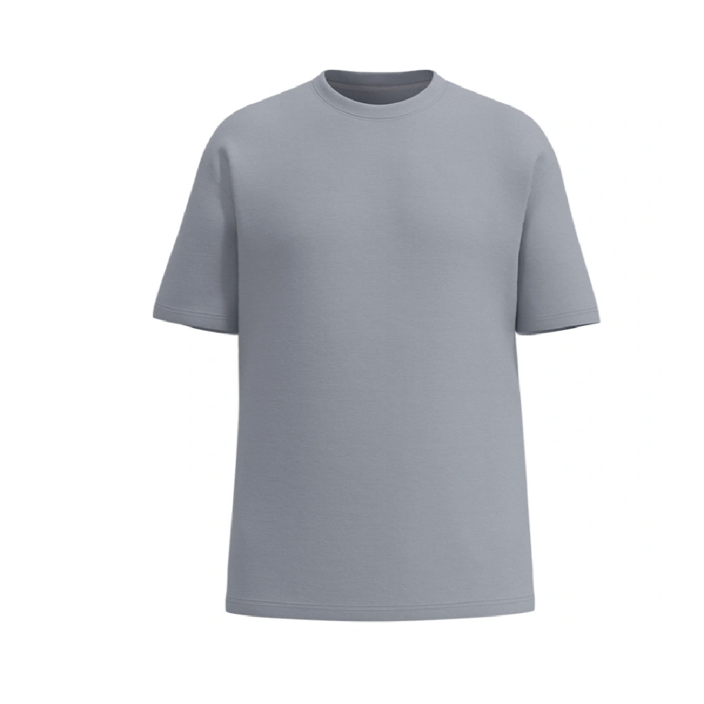 Футболка Men's Set Oversize Fit U-neck. Cotton. Сірий 2