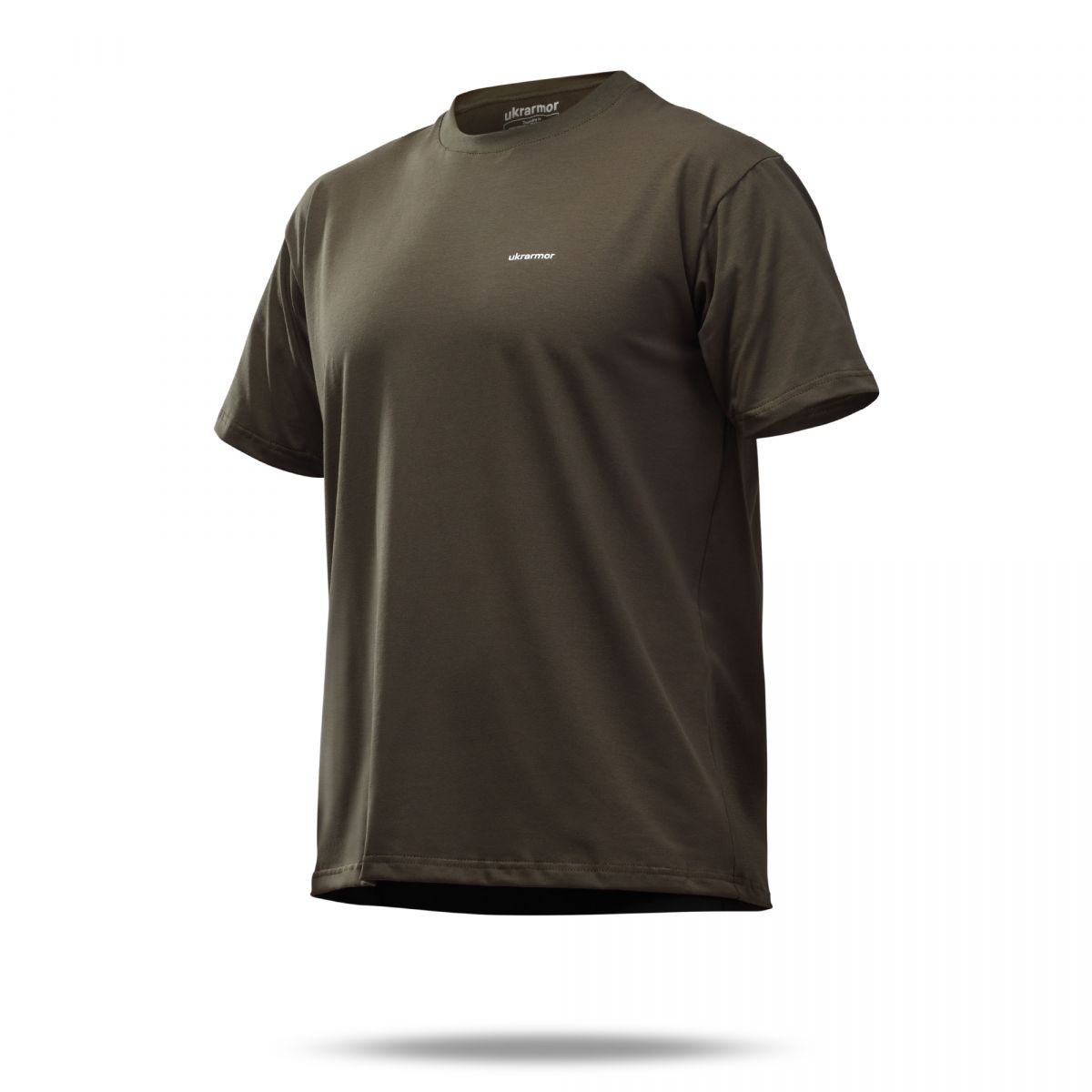 Комплект футболок Basic Military T-shirt. Cotton\Elastane, олива - черный 4