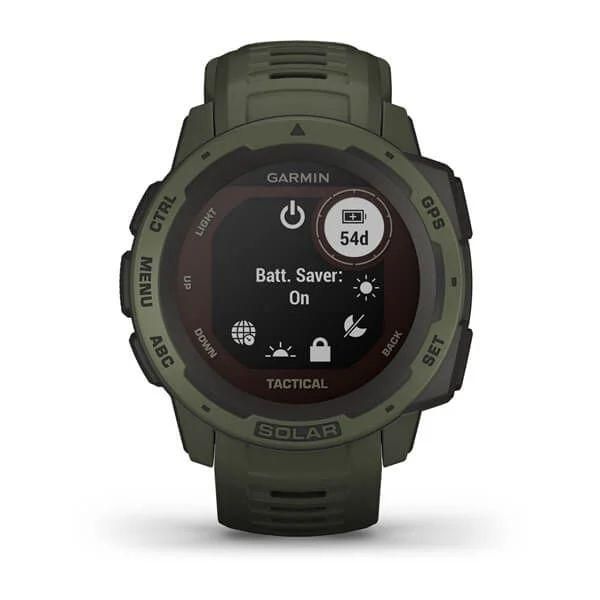 Смарт-годинник Garmin Instinct Solar Tactical MOSS. Олива 3
