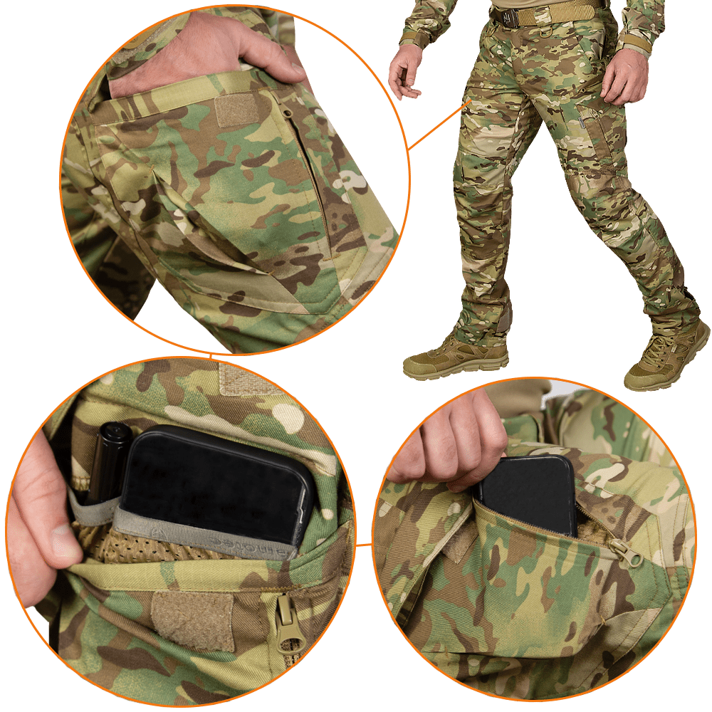 Брюки тактические карго Герц 2.0 Twill Camotec. Мультикам 6