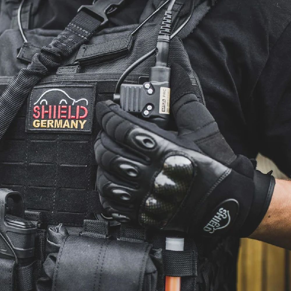 Рукавички тактичні Shield Germany® Tactical Carbon Glove. Чорні. Розмір L 7