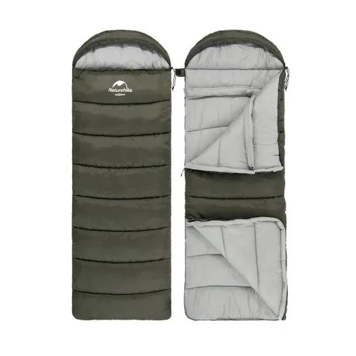 Спальний мішок Naturehike U350S (від -2°C до -13°C). Правий. Колір Коричневий 3