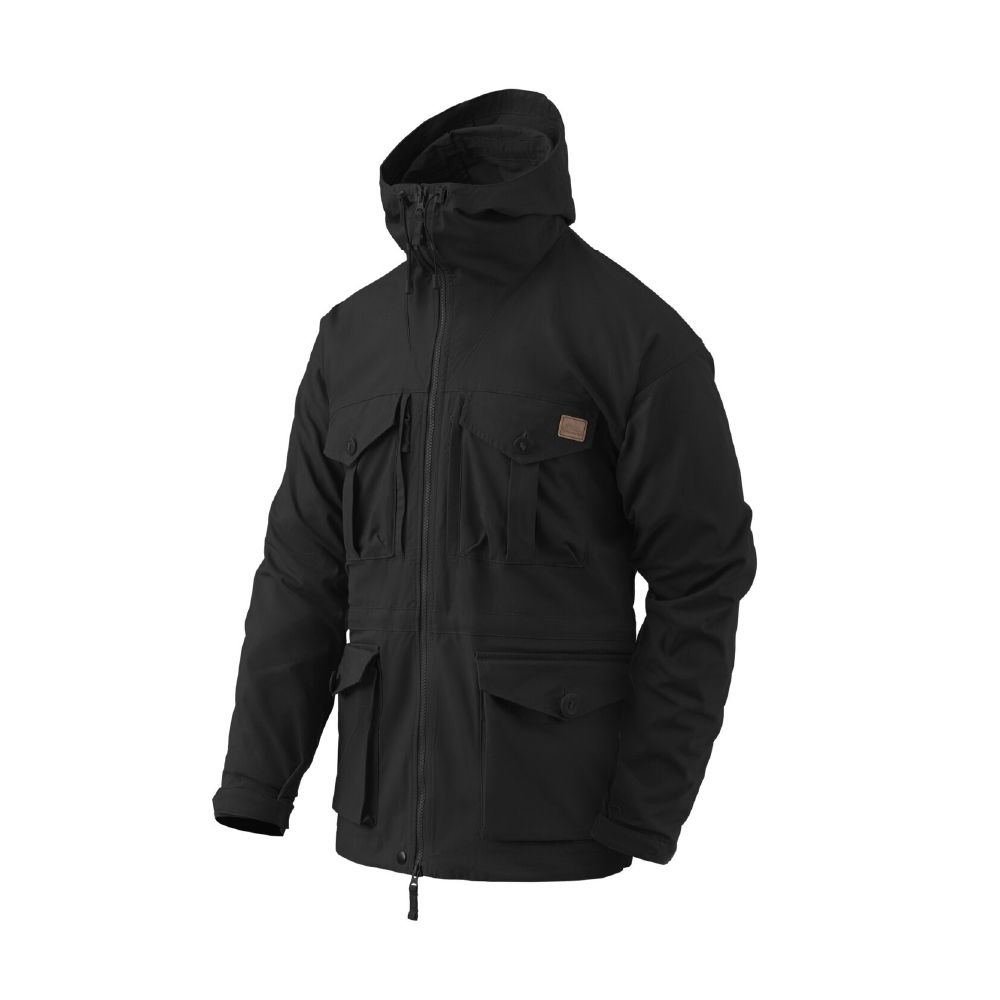 Тактическая демисезонная куртка Helikon-Tex® SAS Smock Jacket, Black. Размер XXL