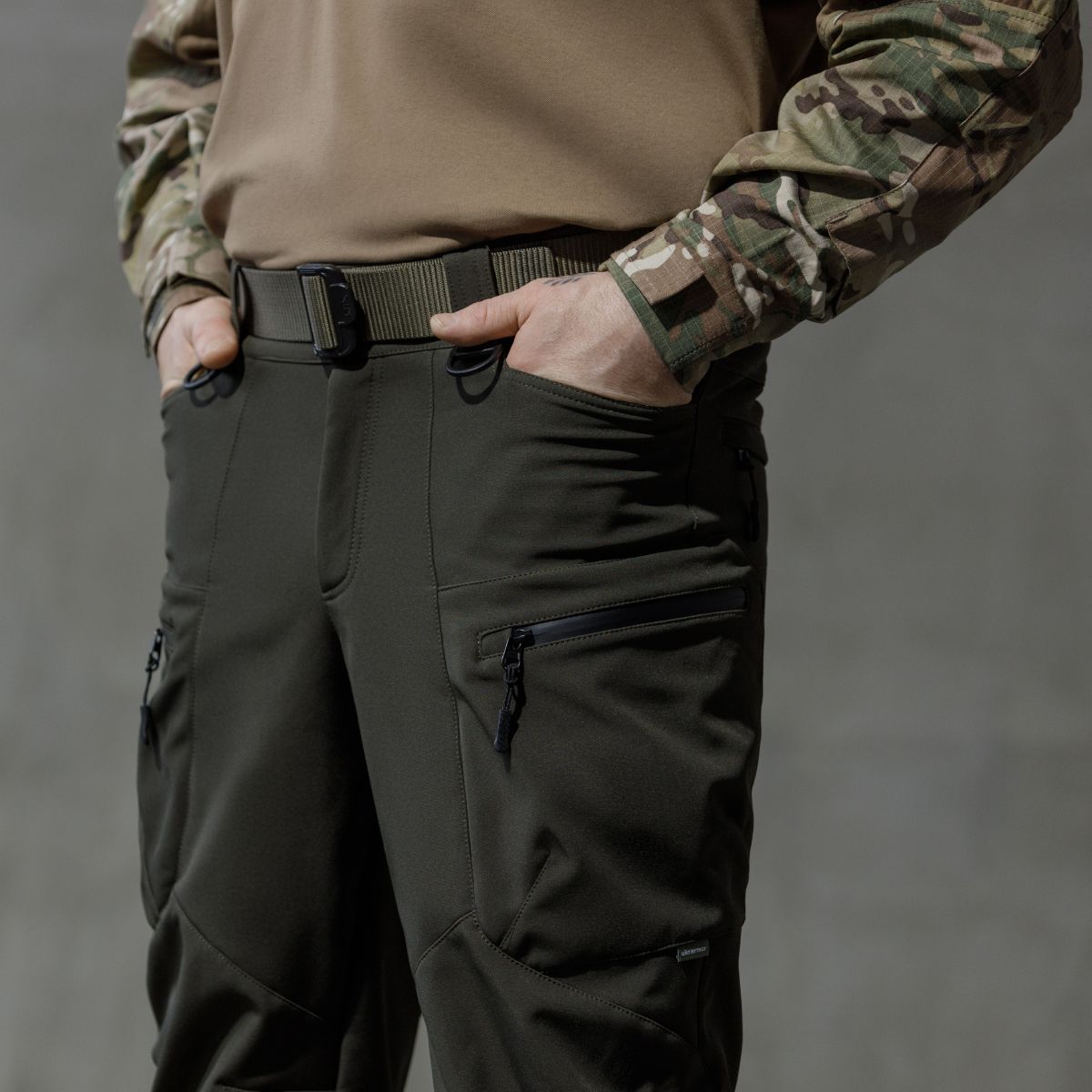 Softshell штани Hawk Pants. Захист від вітру та вологи. Олива 5