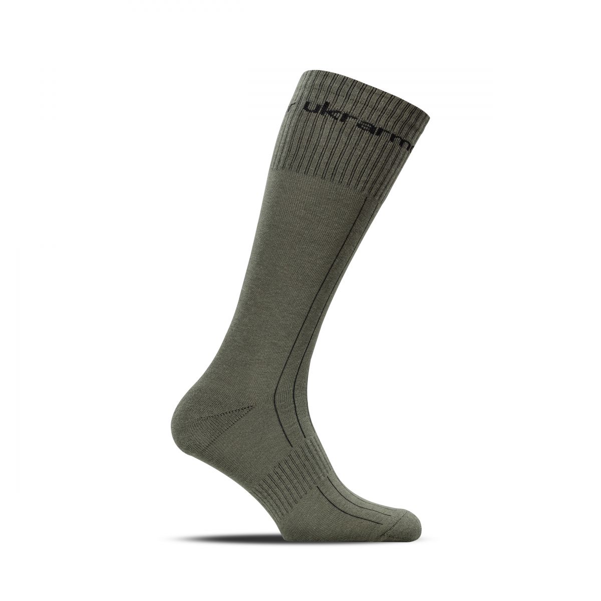 Військові шкарпетки Ukrarmor TTS (Tactical Terrain Socks). Аналог шкарпеток ЗСУ. Демісезонні. Олива. Розмір 41-43.