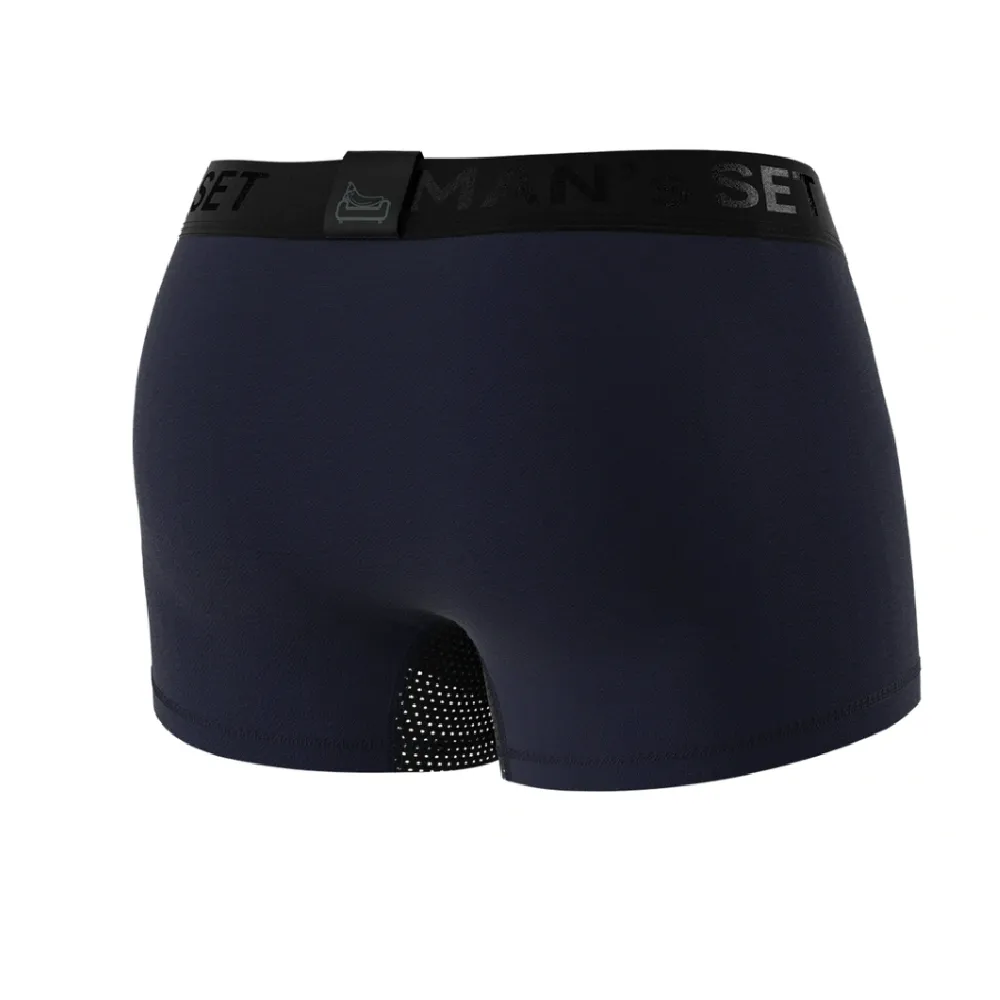 Труси чоловічі анатомічні з сіткою Men's Set Anatomic Classic Light Black Series. Темно-синій 2