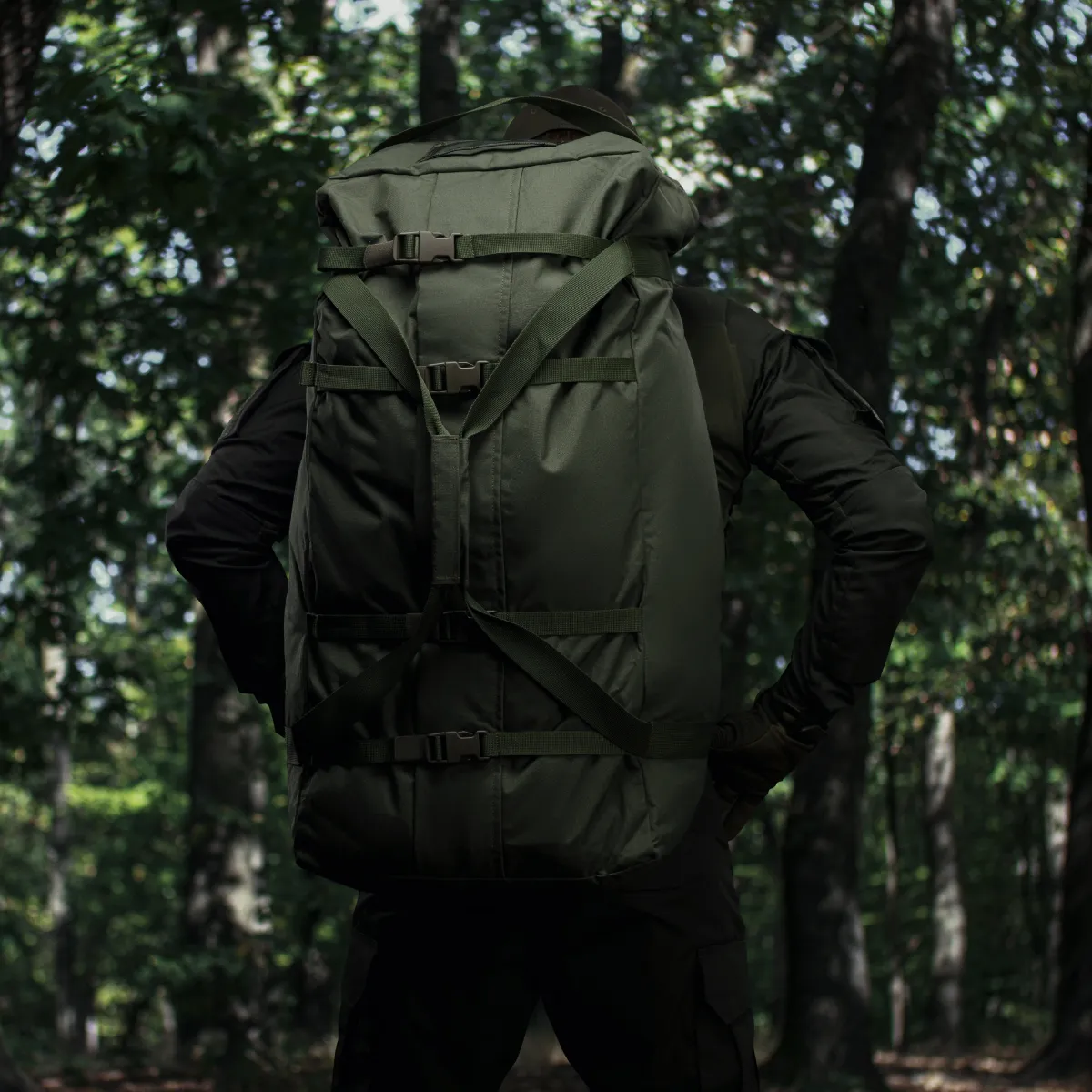Тактическая сумка баул на 100 л. Cordura 500D. Водостойкая. Олива 4