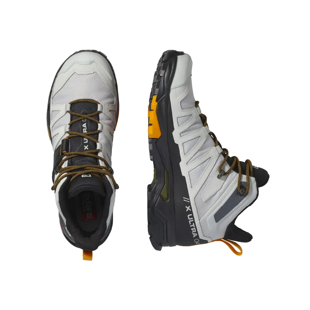 Трекінгове взуття Salomon X Ultra 4 MID Gore-Tex (водонепроникні). Сірий 4