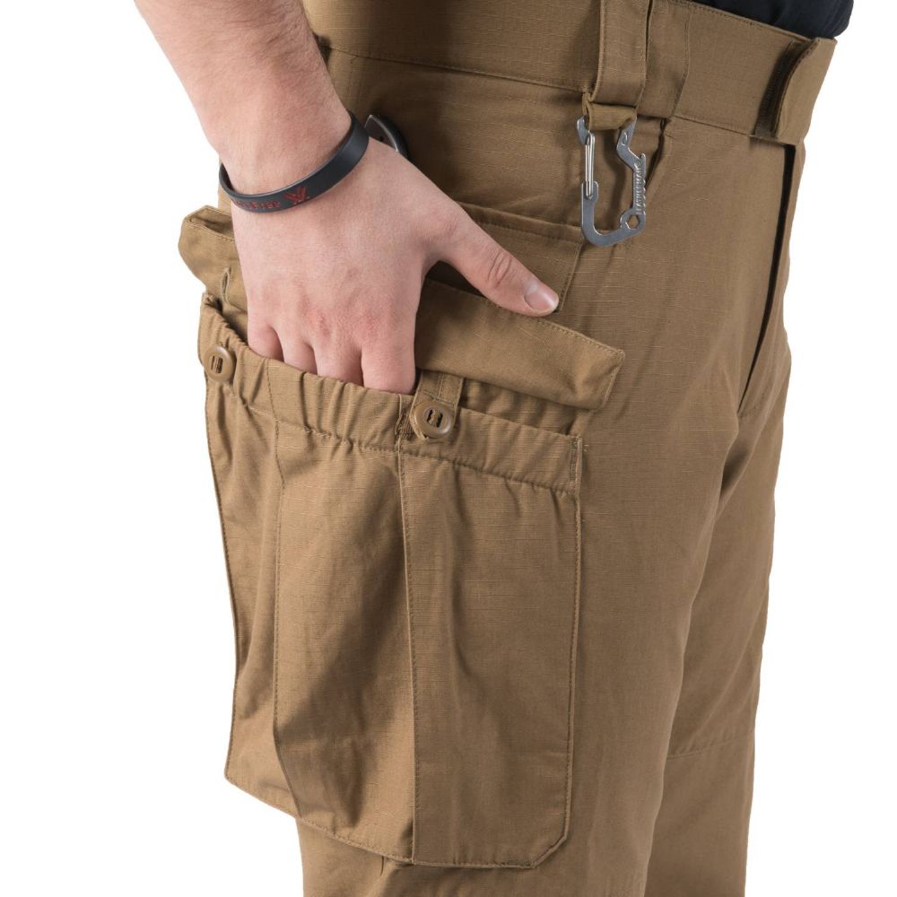 Військові штани Helikon-Tex® MBDU Trousers NyCo Ripstop. Койот. Розмір M 6