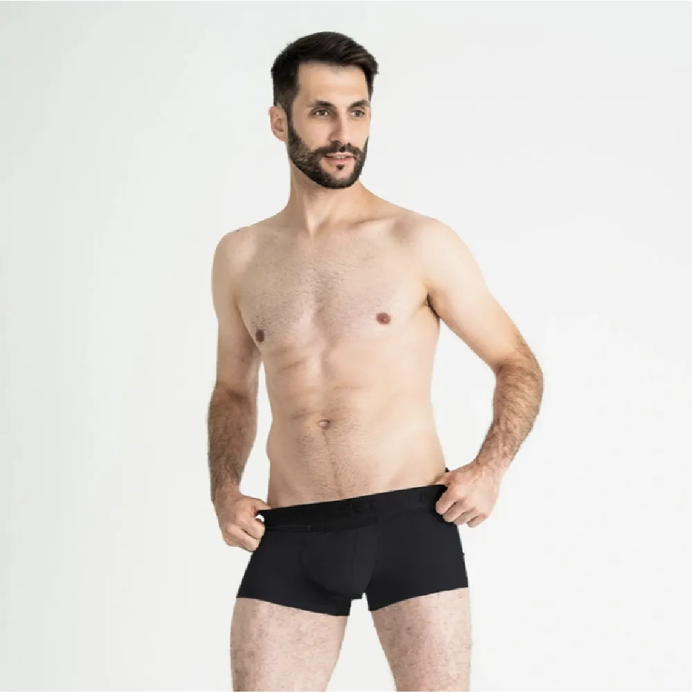 Труси чоловічі анатомічні з сіткою Men's Set Anatomic Classic Light Black Series. Темно-синій 4