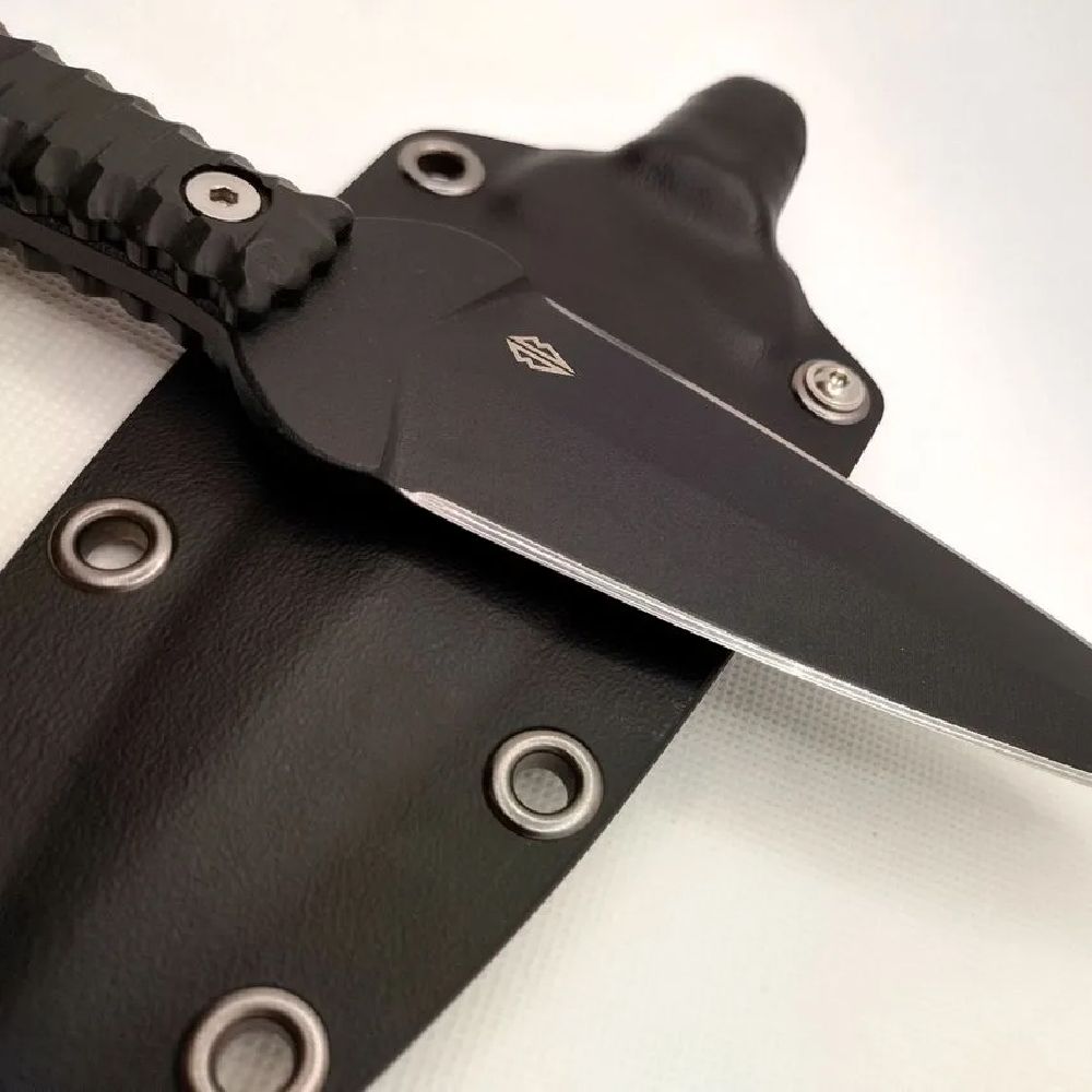 Тактический нож Акинак Blade Brothers Knives с черным полимерным покрытием с черным полимерным покрытием 5