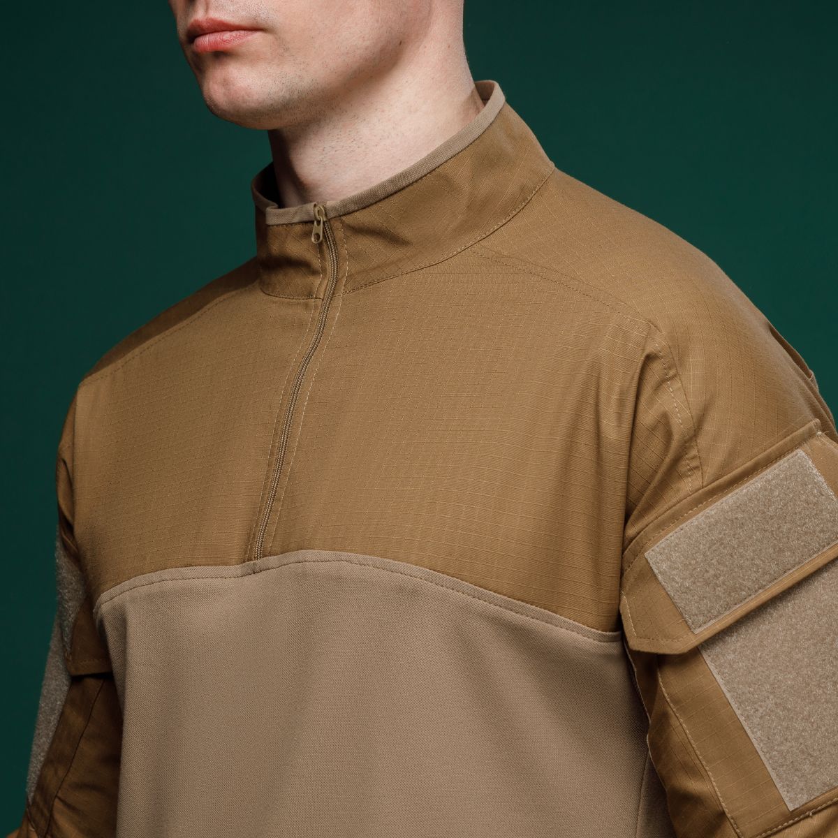 Тактична сорочка Core Combat Shirt, довгий рукав, комбіновані матеріали. Койот. L 3