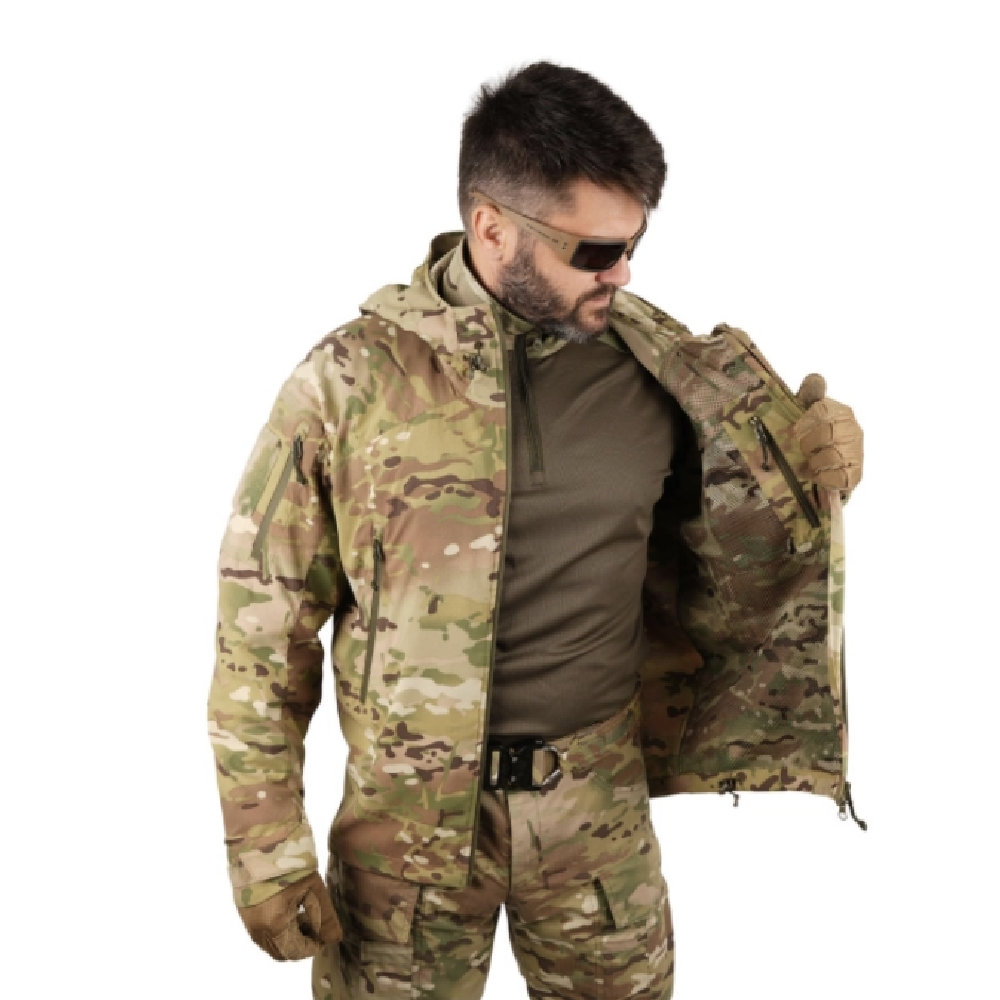 Куртка тактическая Soft Shell Level V UTactic. Мультикам 4