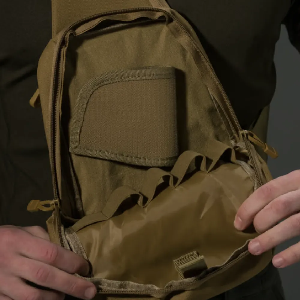 Сумка тактична (месенджер) Bezet Holster. Пісочний 5