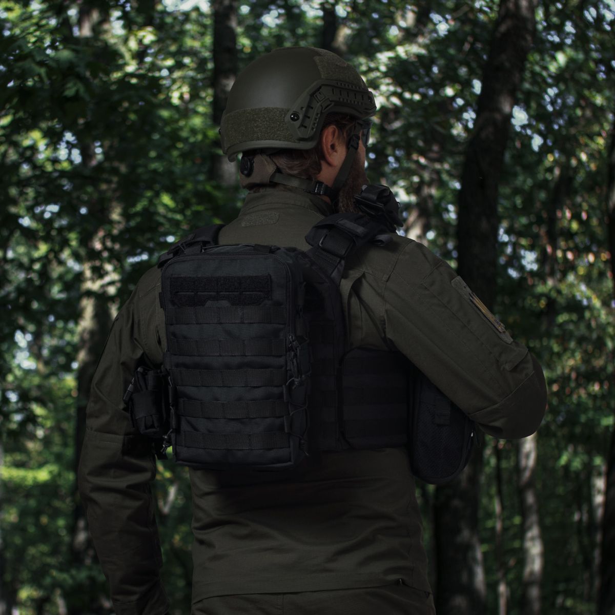 Комплект спорядження Commando Elite Tactical Assault Kit. Під 27х35.5 см бронеплити. Чорний 13