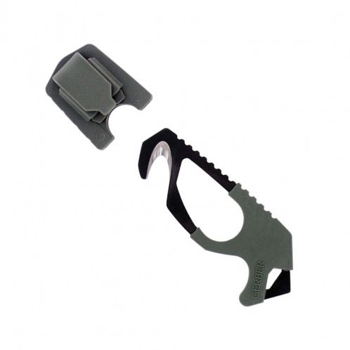 Ніж-стропоріз Gerber Strap Cutter. Нержавіюча сталь. Олива